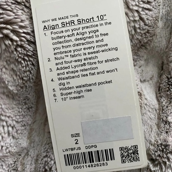 NWT❗️Lululemon Diamond Dye Align 10" Short - Picture 7 of 7